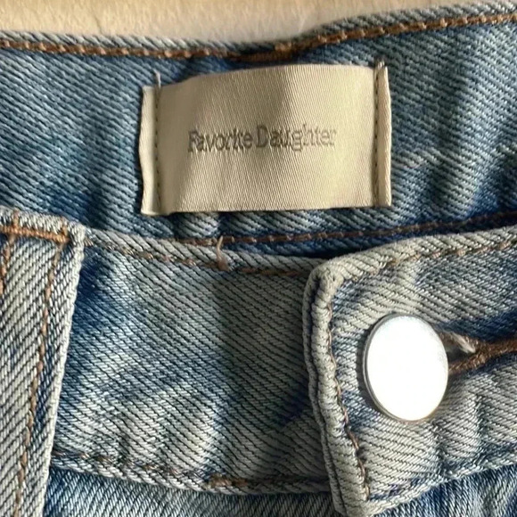 Favorite Daughter The Tommy Mid Rise Boyfriend Distressed Denim Jeans 24 - Picture 4 of 7